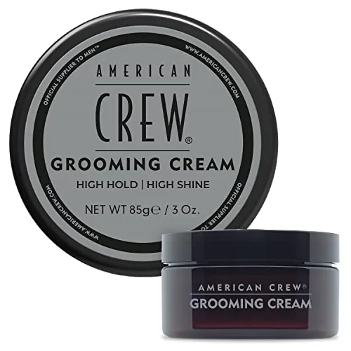 American Crew Grooming Cream, Crema Pelo de Fijación Fuerte y Brillo Alto