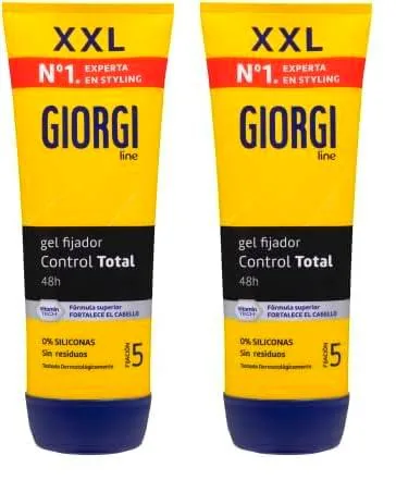 Giorgi Line - Gomina Control Total, 0% Siliconas, Fijación y Duración 48h sin Residuos