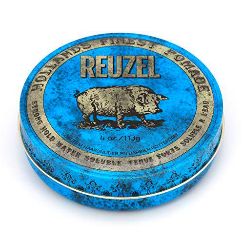 Reuzel - Blue Strong Hold Water Soluble Pomade - Aceites naturales