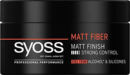 Syoss - Cera Matt Fiber, 6uds de 100ml (600ml), Acabado mate