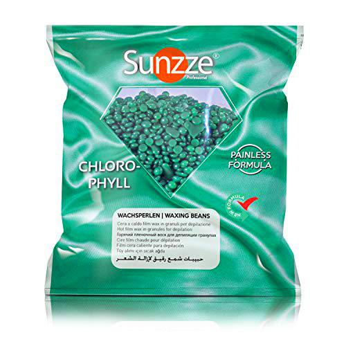 Sunzze - Perlas de cera brasileña, clorofila, 1000 g
