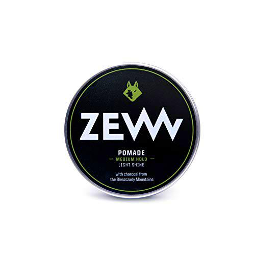 Zew For Men - Charcoal Natural Hair Pomade with Activated Carbon