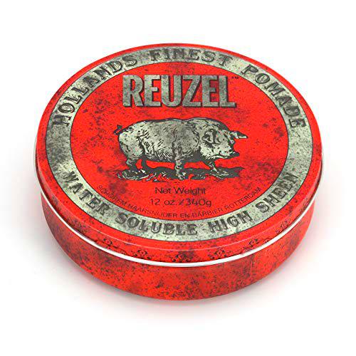 Reuzel - Red Water Soluble High Sheen Pomade - Para todo tipo de cabellos