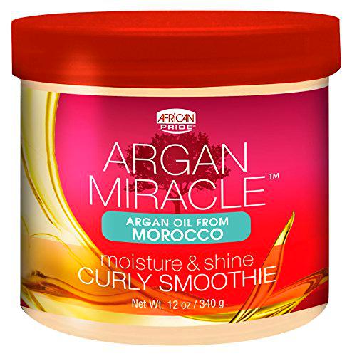 African Pride crema Hidratación/definición pendientes Argan Curly Smoothie 340 g