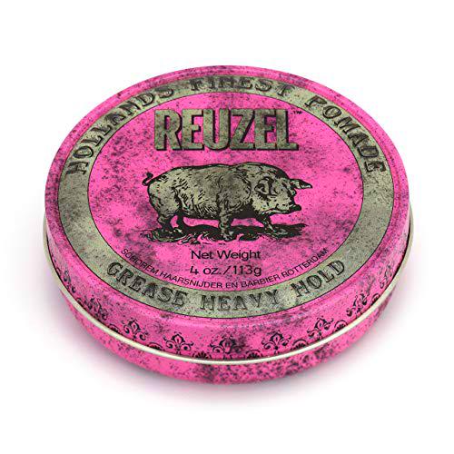 Reuzel - Pink Grease Heavy Hold Pomade - A base de aceite y cera de abeja