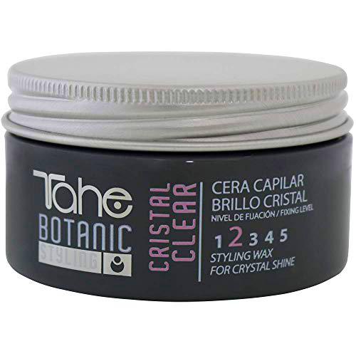 Tahe Botanic Styling Cera Capilar/Cera para Pelo Brillo Cristal para un Look Brillante y Moajdo