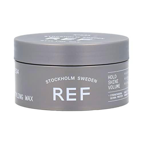 REF | Styling Wax Nº534 | Cera de Alta Sujeción | Máximo Control del Cabello | Acado Natural y Brillante | Para Todo Tipo de Cabellos 85ml