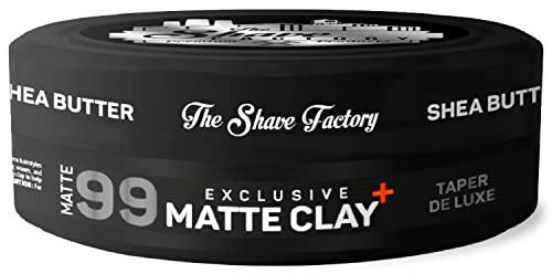 The Shave Factory Exclusiva arcilla mate de 150 ml 99 Taper De Luxe con manteca de karité extra