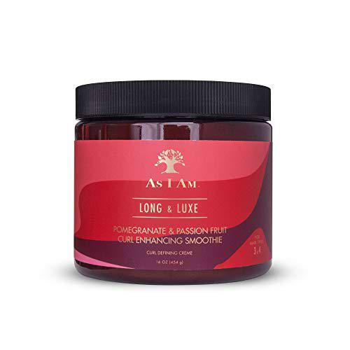 -AS I AM- Crema definidora de rizos/Smootihie "Long &amp; Lux Enhancing Smoothie" -454gr- Rizos de alta definición