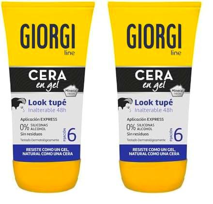 Giorgi Line - Cera en Gel Look Tupé para un Tupé con Volumen