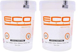 Eco Styler Styling Gel Kristal 946 ml (Paquete de 2)
