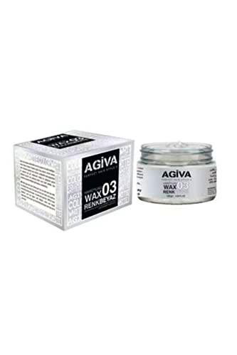 AGIVA HAIRPIGMENT Wax 03 Color White 120G, Negro, Estandar