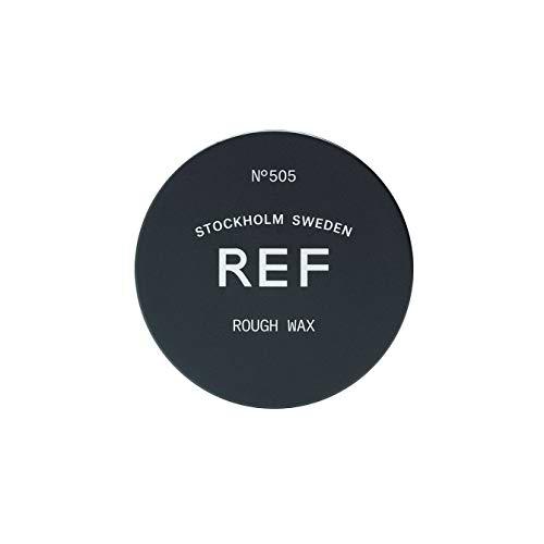 REF | Rough Wax 505 | Cera de Sujeción Máxima | Exenta de Aceite | Acabado Mate | Textura Clara en Cabello | Ideal para Control de Cabellos Cortos y Gruesos | Para Todo Tipo de Cabello | 85 ml