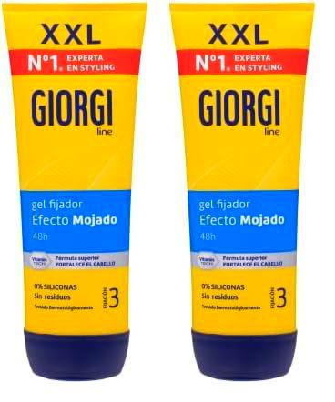 Giorgi Line - Gomina Efecto Mojado, 0% Siliconas, Fijación 48h,Acabado Brillante