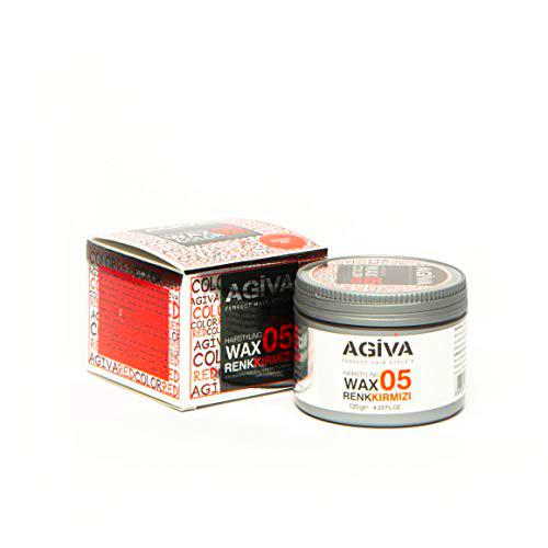 AGIVA HAIRPIGMENT Wax 05 Color Red 120G, Rojo, Estandar