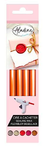 Aladine - Pack de 4 varillas de cera flexible - Cobre