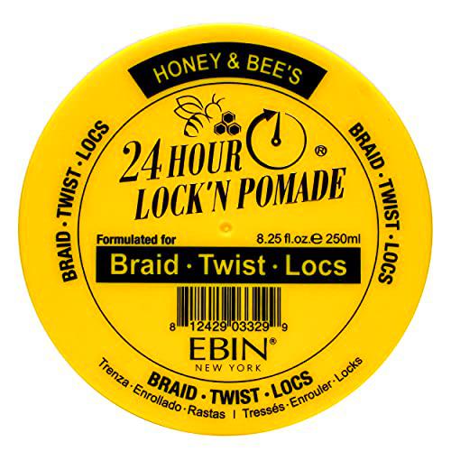 EBIN NEW YORK 24 horas lock'n pomada miel y abeja 250ml/8.25oz
