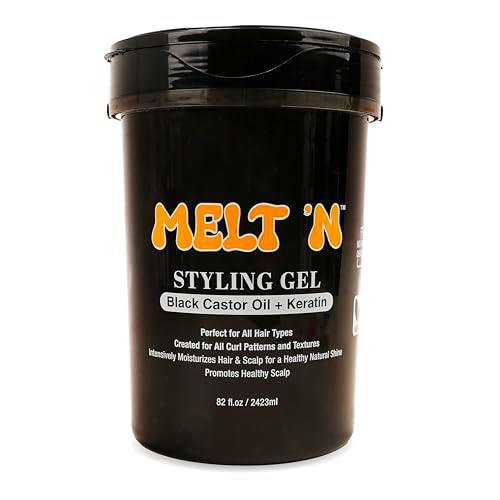 EBIN NEW YORK - Melt’N Styling Gel Black Con Black Castor Oil Y Keratina