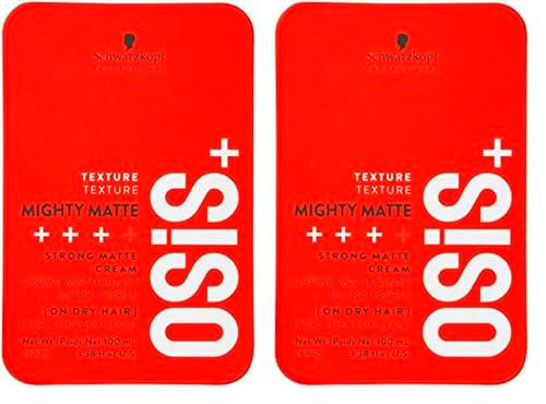 Crema de Peinado Schwarzkopf Osis+ Mighty Matte 100 ml (Paquete de 2)