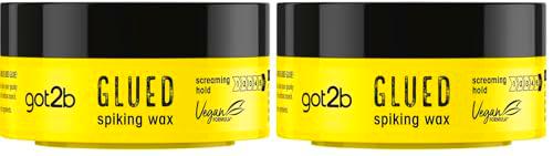 got2 Spiking Wax Glued (1 x 75 ml), cera pelo moldeable para estilos atrevidos