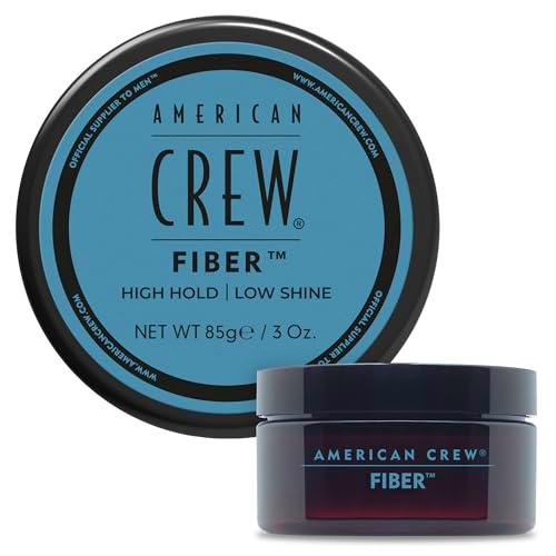 American Crew Fiber Cera Pelo Hombre, Moldeadora, Fijación Fuerte y Brillo Suave