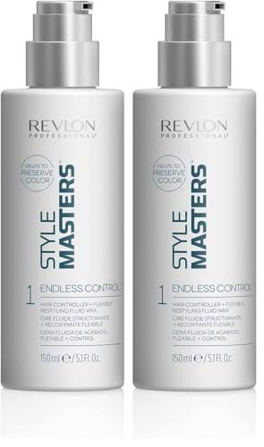 REVLON PROFESSIONAL Style Masters Endless Control, Cera Fluida con Acabado Flexible