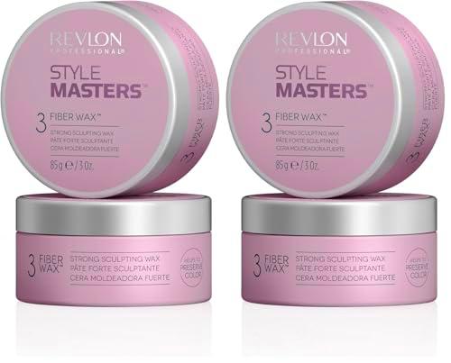 REVLON PROFESSIONAL Style Masters Fiber Wax, Cera de Fijación Fuerte y Duradera